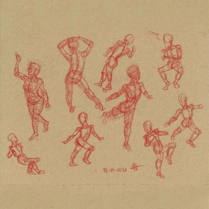 Figures on Paper VIII