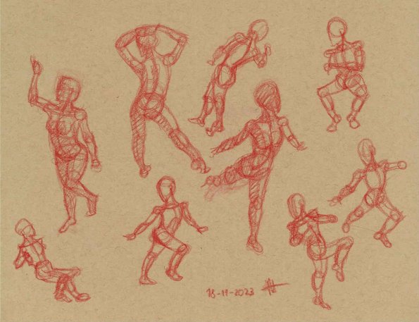 Figures on Paper VIII