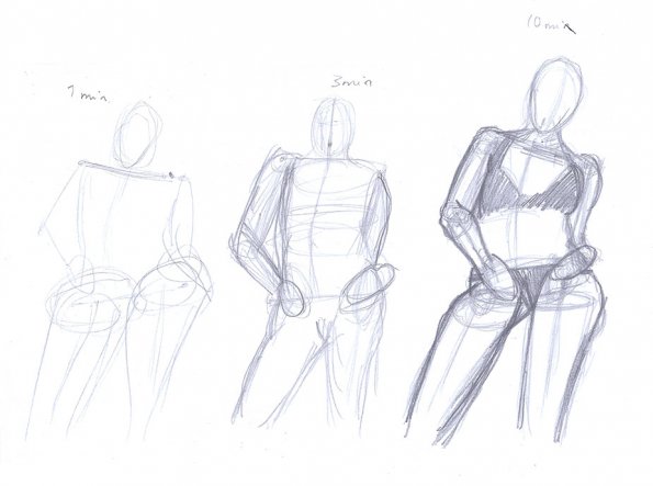 Hands on Hip - Sketches