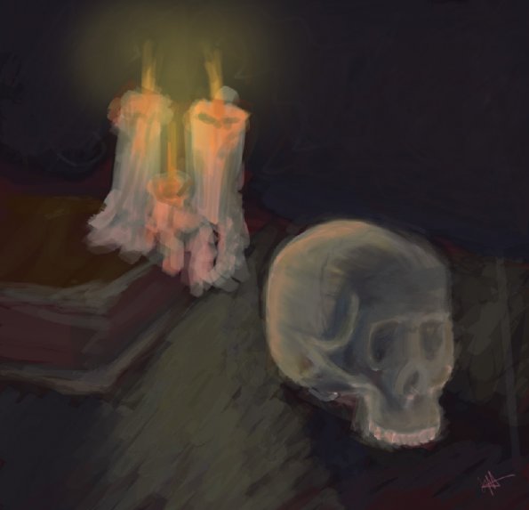 Skull-and-Candle